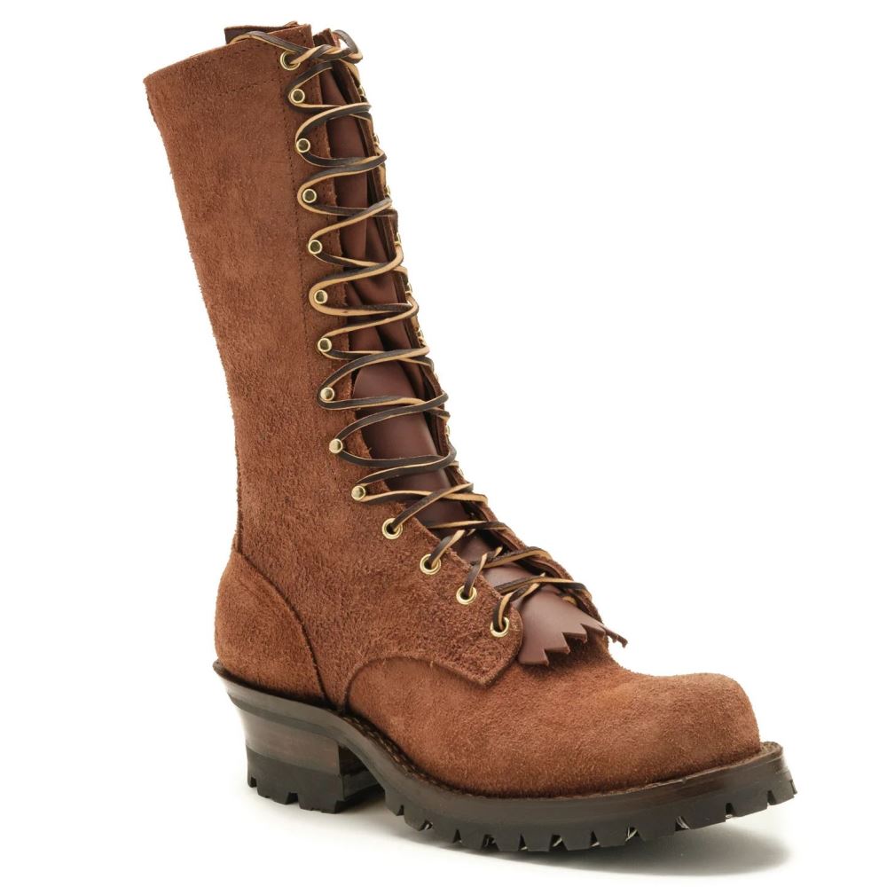 Drew's Men's Boots 12" Elk Tan Roughshot #DROP12V