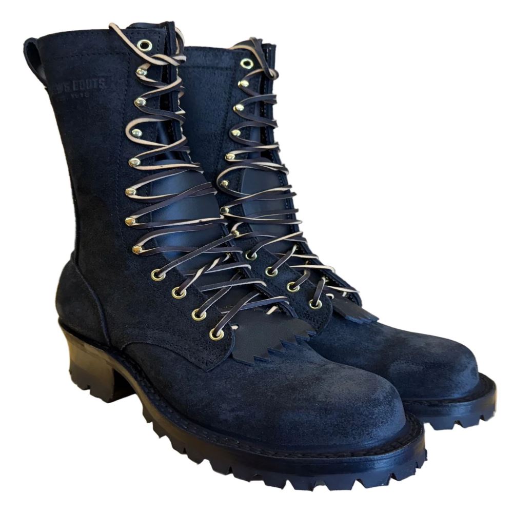 Drew's Men's 10" Black Roughout Composite Toe